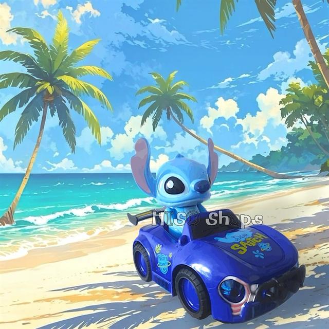 SAITCH SPRAY รถสติทช์คู่ใจ สติทช์ซิ่งสายซ่า มีไฟ พ่นควัน ของเล่นยอดฮิต การันตีความสนุก ดีไซน์น่ารัก เหมาะเป็นของขวัญให้บุตรหลาน 6