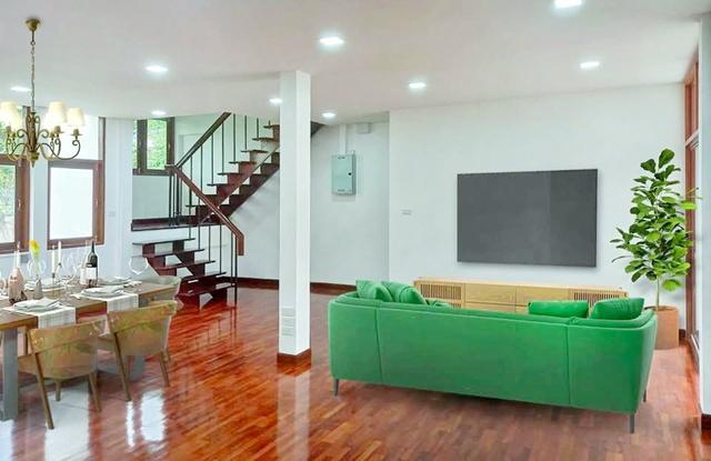 แอร์ 8 เครื่อง 6 นอน MRT บางซื่อ 2 กม.ให้เช่าบ้านเดี่ยว 2 ชั้น ใหญ่ 100 ตร.วา. 300 ตร.ม. ประชาชื่น ม.เซ็นจอห์น 2.2 กม. 7 7