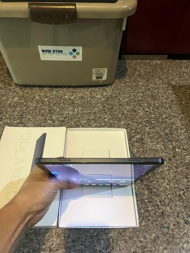 ขายSamsungTabA9PlusสีNavy128กิ๊กRam8มีกล่องจอสวยๆไม่มีจุดไม่มีเส้นใช้งานดีถูกๆ รูปที่ 3