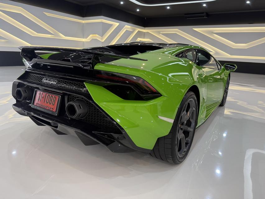 Lamborghini Huracan Tecnica 2024 สีเขียว รถยังเป็นป้ายแดงจดชื่อแรกได้เลย วารันตีครบ รูปที่ 6