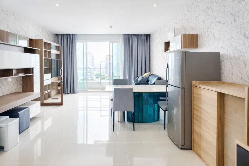 Penthouse ให้เช่า 2นอน ใกล้ MRTเพชรบุรี 670ม. มักกะสัน คอนโดหรู เซอร์เคิล 75 ตร.ม. ห้องหัวมุม ชั้น 25 รพ.บำรุงราษฎร์ 600 2