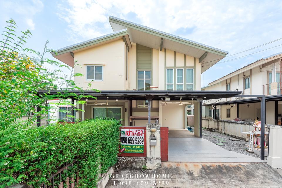 ให้เช่าบ้านเดี่ยว หลังมุม พร้อมอยู่ ใกล้สนามบินสุวรรณภูมิ เพียง 10 นาที ใกล้ Gemopolis พฤกษาปูริ แสนแก้ว กิ่งแก้ว 37 เดินทางสะดวก