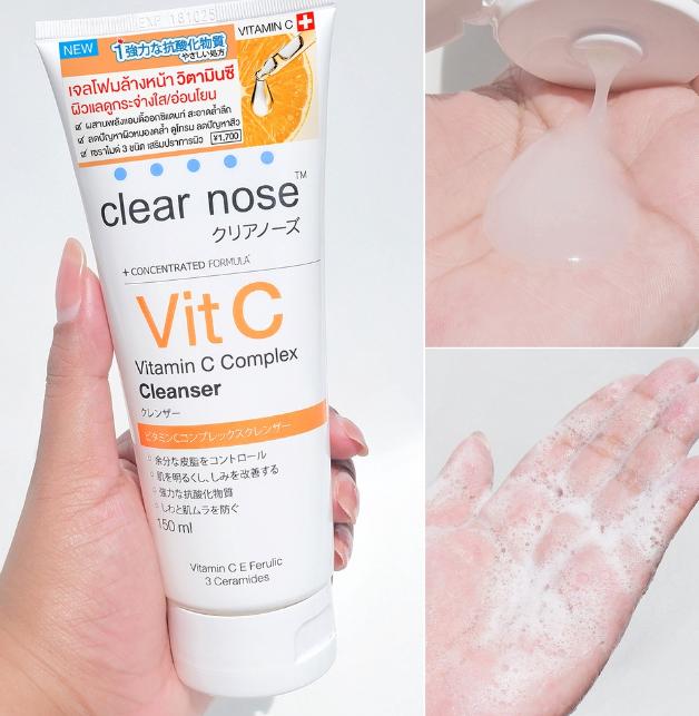 Clear nose Acne Care Solution Cleanser / Bright Micro Solution Cleanser 150ml เจลล้างหน้าสูตรอ่อนโยนสูง 3