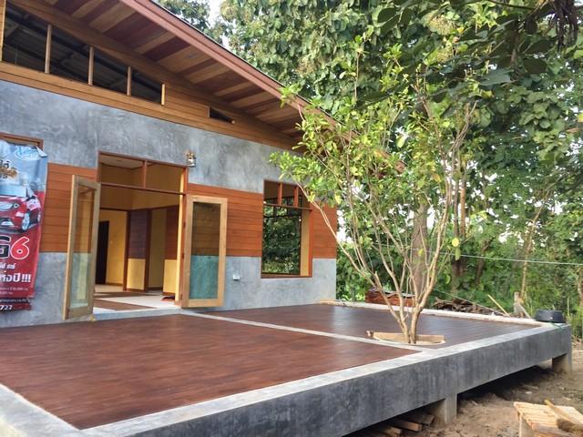 5 golden teak villas for sale on 16 rai of land Mae Taeng Chiang Mai country house style resort. mountain view peace 5