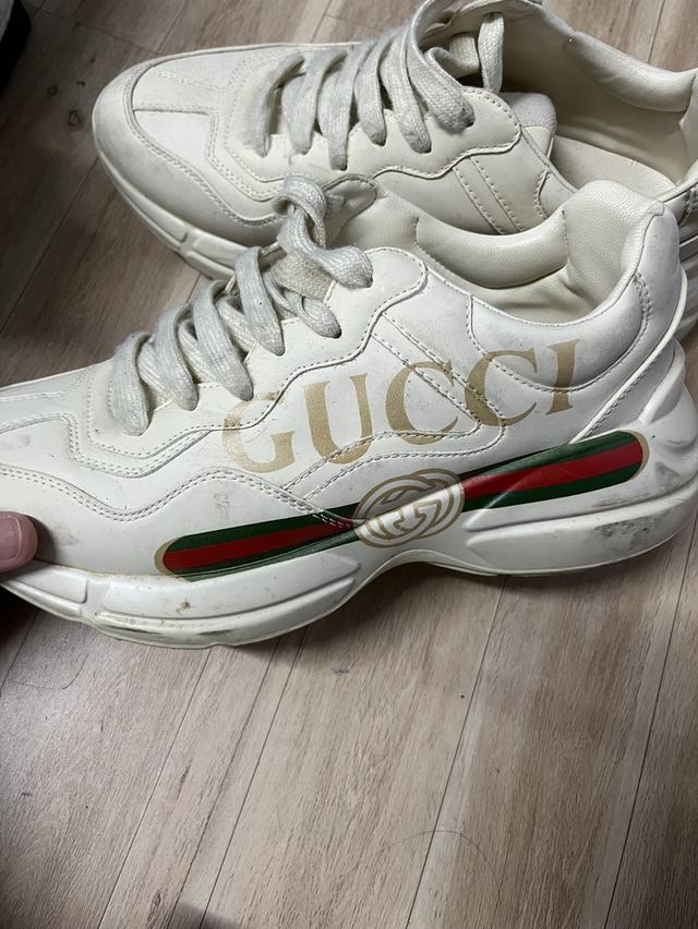 Gucci Rhyton Logo Leather Sneaker