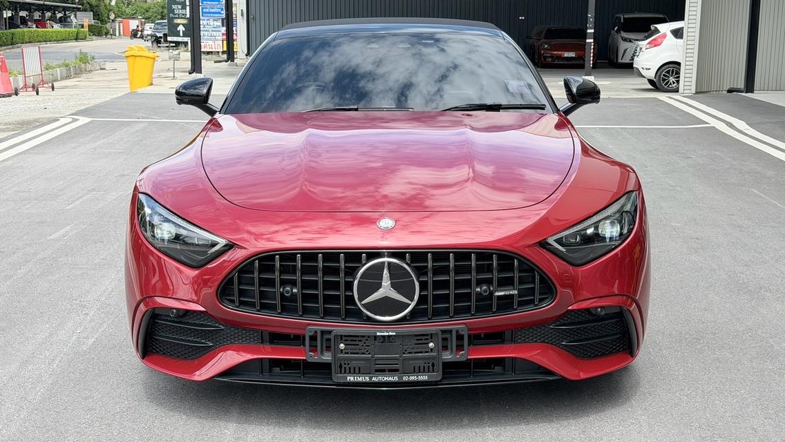🚗2025 Mercedes-Benz SL43 2.0 AMG Convertible ❤️สีแดง Milage 5,3XX KM สภาพป้ายแดงทุกประการ ☮️รถออกศูนย์ Benz Th 05