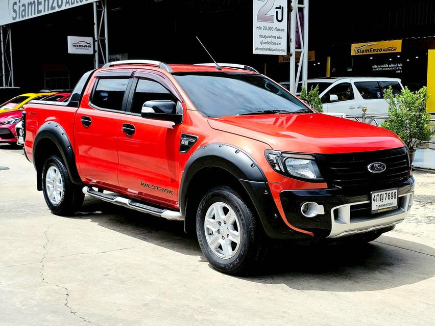 รหัสรถ SEZ7698 📌 Ford Ranger 4 ประตู 2.2 Wildtrak Hi-Rider เกียร์ ออโต้ สี ส้ม ปี 2015 18