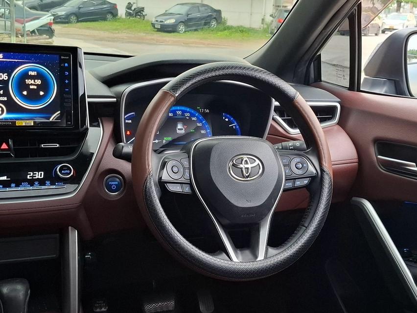 (แจ้งรหัสรถ KN6351) TOYOTA COROLLA CROSS, 1.8 HYBRID PREMIUM SAFETY ปี2021 (ตัวท็อป ซันรูฟ) รูปที่ 8