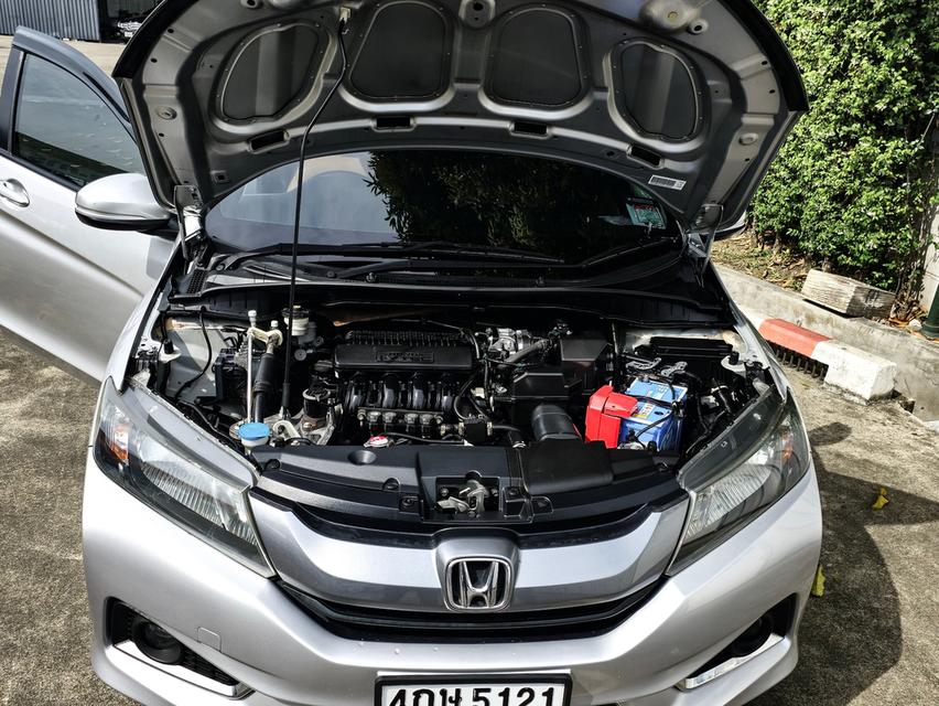 HONDA CITY 1.5 S i-VTEC ปี 2016 เกียร์ AUTO สีเทา รถสวยพร้อมใช้งาน เครื่องยนต์ เบนซิน + LPG ไมล์แท้เพียง 199,659 km. 9