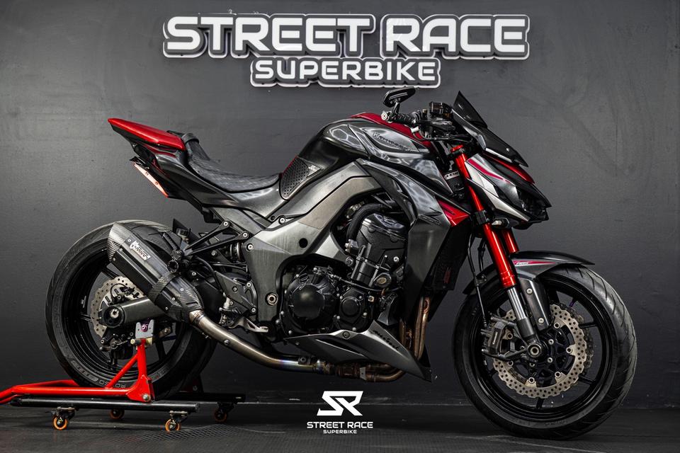 Kawasaki z1000 2016 สีดำแดง ท่อ Mivv ออกคู่หล่อๆ