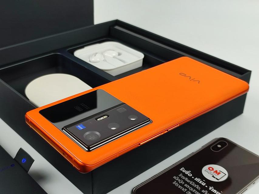 ขาย/แลก Vivo X70 Pro Plus 5G  12/256 หนังส้ม รอมจีน สภาพสวยมากๆ Snapdragon888Plus แท้ ครบกล่อง เพียง 23,900 บาท 2