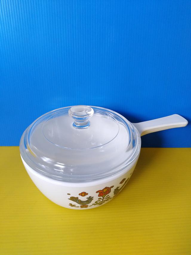 หม้อ-กระทะแก้วทนไฟคอร์นนิ่งแวร์ CORNINGWARE ขนาดเล็ก จากสหรัฐ รูปที่ 2