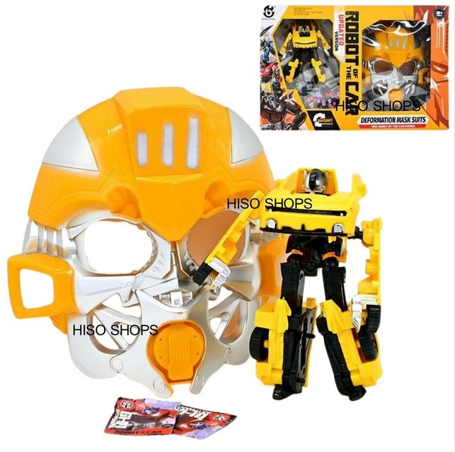Robot of the Car SET เซ็ตหุ่นยนต์แปลงร่างทรานฟอเมอร์ พร้อมหน้ากาก หุ่นยนต์แปลงร่างเป็นรถ แปลงร่างได้จริง เล่นได้หลายแบบ มาพร้อมหน้ากากเท่ๆ 7