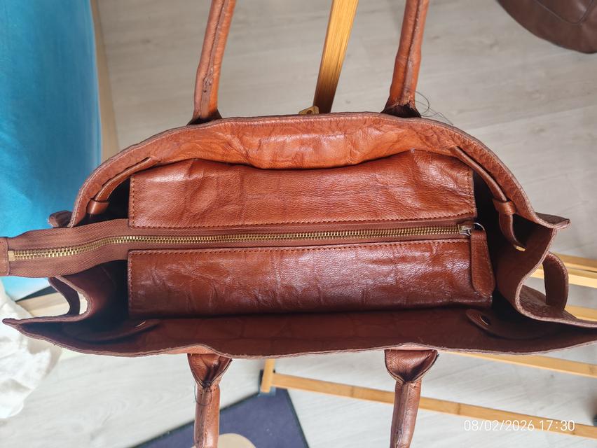 กระเป๋าหนังแท้​ มือสองสภาพดี รูปที่ 4