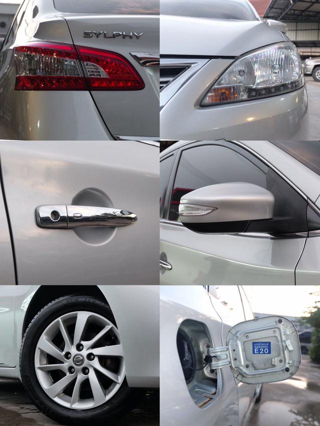 NISSAN SYLPHY, 1.6V ปี2013 ประกันป.1มือเดียวป้ายแดงไมล์ 21x,xxx km.เครื่องยนต์เบนซินเกียร์ออโต้ราคา 138,000 บาท•72 ผ่อน 2,9xx.-•60 รูปที่ 10
