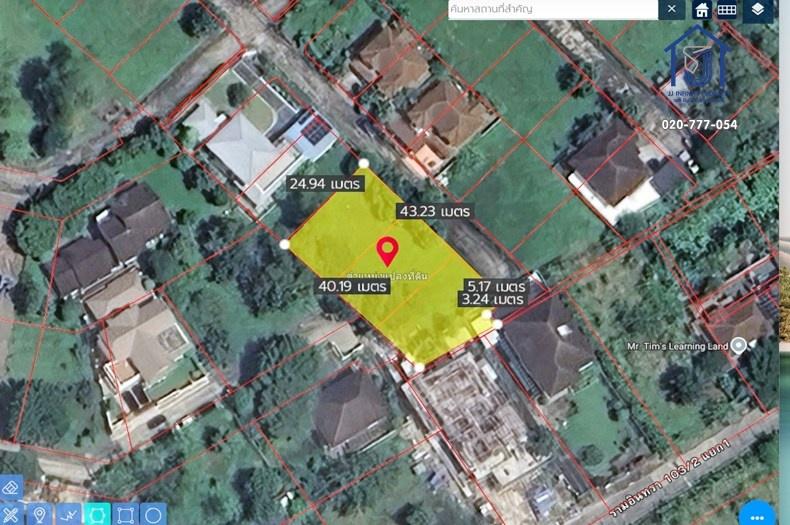 ขายที่ดินถมแล้ว 288 ตารางวา หมู่บ้านเอกบุรี รามอินทรา 103/2 ใกล้รถไฟฟ้า สายสีชมพู 7