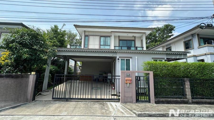  68050578 : ขายบ้านเดี่ยว 2 ชั้น ขนาด 5 ห้องนอน บนที่ดินขนาด 51.3 ตร.ว. พื้นที่ใช้สอย 195 ตร.ม. โครงการ ภัสสร เพรสทีจ บางนา-สุวรรณภูมิ สมุทรปราการ  1