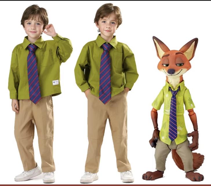 Zootopia Fox Nick คอสเพลย์ มือสอง เครื่องแต่งกายสําหรับเด็ก