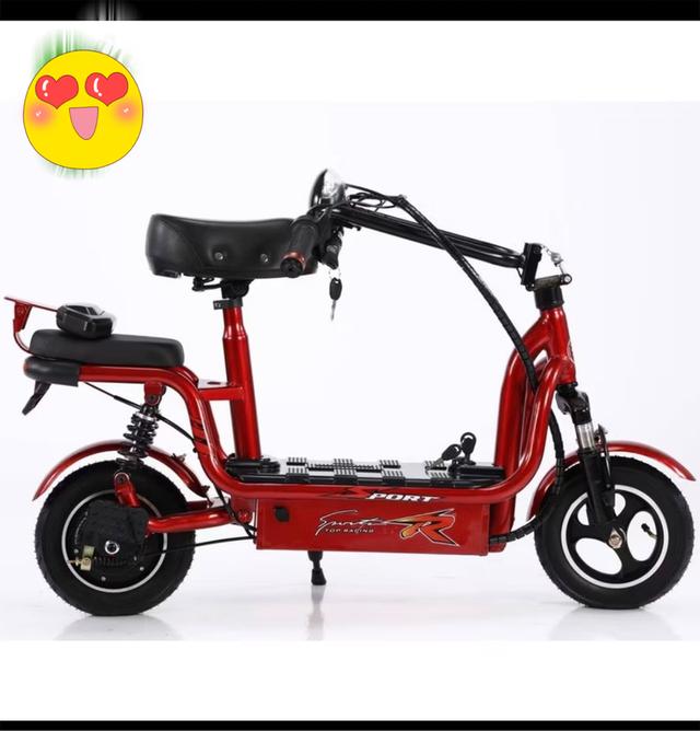 สกู๊ตเตอร์ไฟฟ้า Carry ebike สีแดง 2