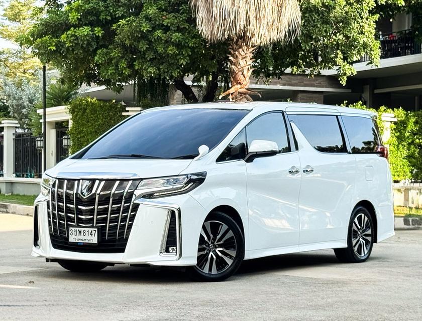 Toyota Alphard 2.5 SC Package ปี 2022 สีขาว ประวัติครบ Top สุด ออฟชั่นเต็ม ราคาดีมาก