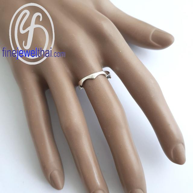 Finejewelthai แหวนมงกุฎ-แหวนเงินแท้-แหวนเกลี้ยง-R139900 รูปที่ 4