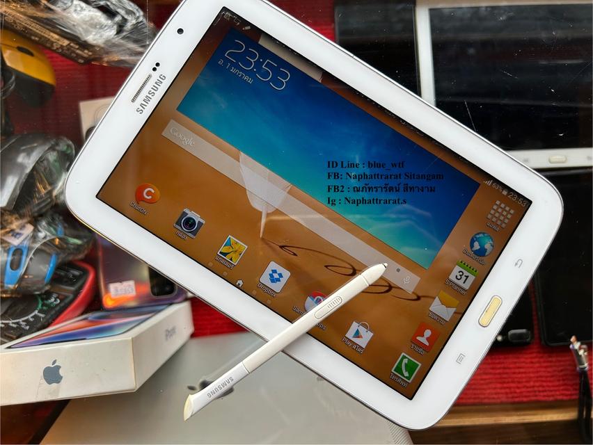 Samsung Note8.0 จอ8นิ้ว ปากกาSPenในตัว ใส่ซิมโทรได้ ใช้งานปกติ ได้ทุกซิม