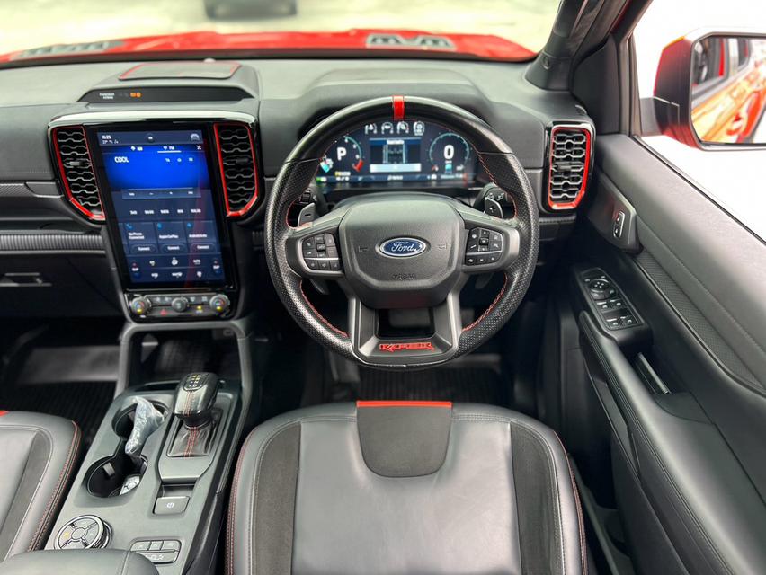 FORD RANGER, 3.0 RAPTOR ECOBOOST 4WD ปี 2022 โฉม DOUBLE CAB สีส้ม สวยจัดๆ เกียร์ออโต้ 10 สปีด รูปที่ 8