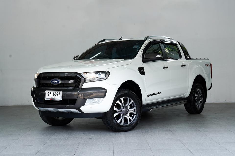 FORD RANGER 3.2 WILDTRAK DOUBLE CAB AT4WD ปี 2017 สีขาว 1