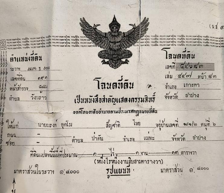 ที่ดิน + ต้นสัก อายุไม่ต่ำกว่า 15-20 ปี ติดถนนพหลโยธิน อ.เกาะคา จ.ลำปาง 6