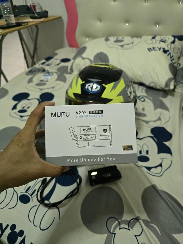 กล้องMufu v20s + หมวกกันน็อค