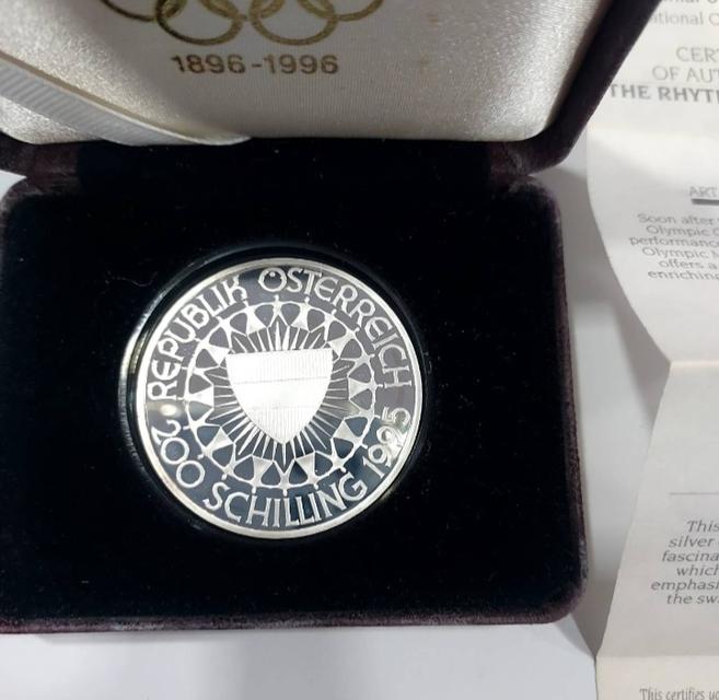 เหรียญเงิน 100 ปี Olimpic 6