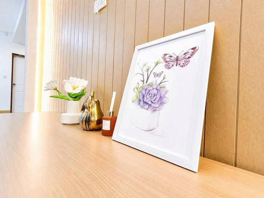 หมู่บ้านพฤกษา 33  ซอยวัดลาดปลาดุกทาวน์เฮาส์  2 ชั้น ตกแต่งใหม่พร้อมอยู่ มีรถประจำทางเข้าในหมู่บ้าน 6