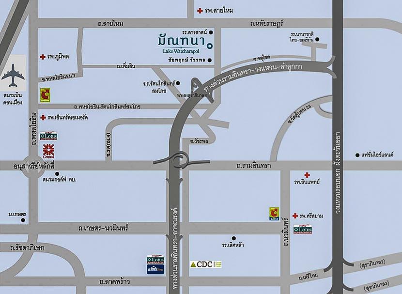 โครงการ มัณฑนา เลค วัชรพล ขายบ้านเดี่ยว 120 ตารางวา 4 ห้องนอน 5 ห้องน้ำ จอดรถ 6 คัน ใกล้ทางด่วน ด่านสุขาภิบาล 5 12