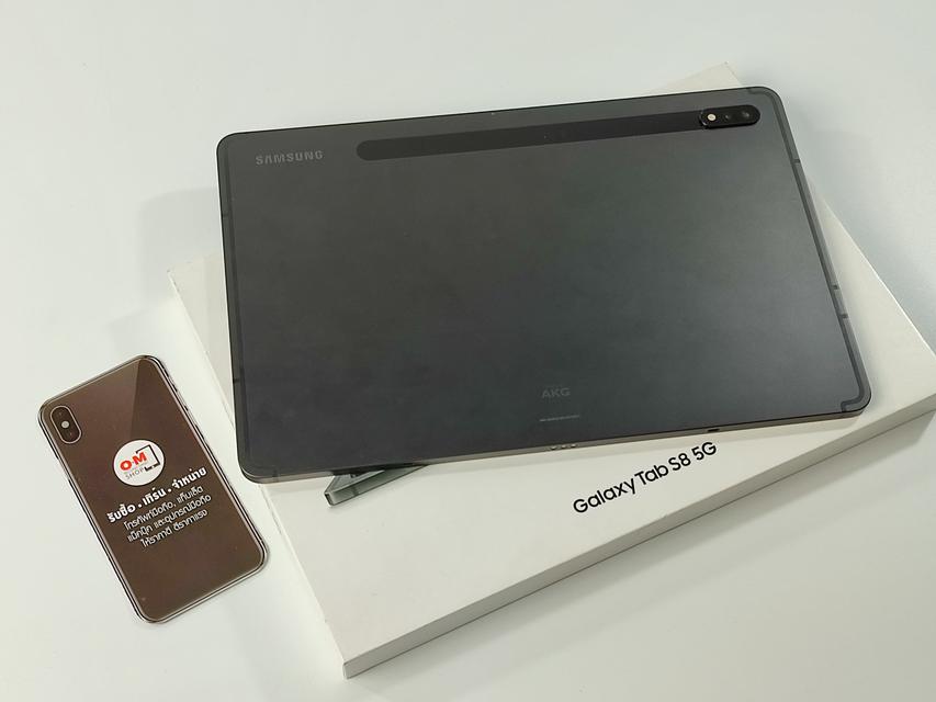 ขาย/แลก Samsung Galaxy Tab S8 5G ใส่ซิมได้ 8/128 สี Graphite ศูนย์ไทย ประกันศูนย์ พร้อม Cover Keyborad เพียง 21,900 บาท  4