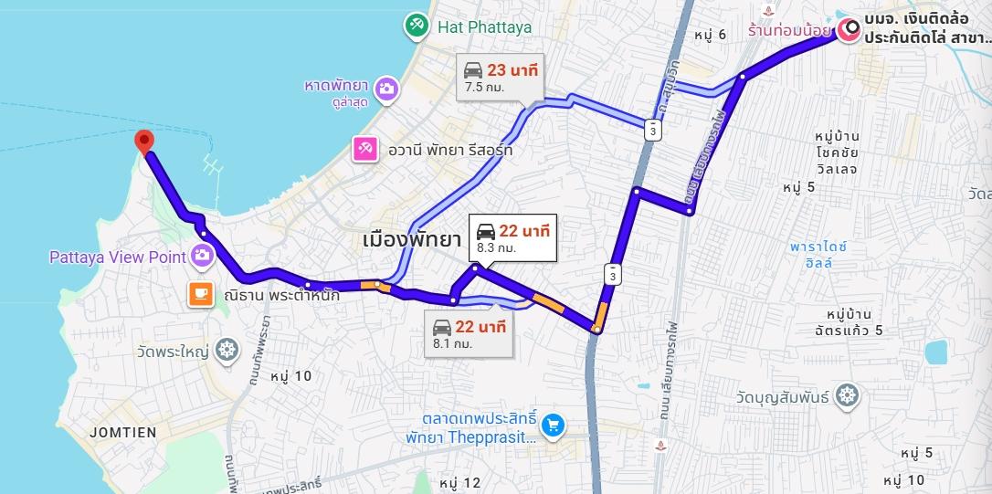 ขายที่ดิน บนถนน พรประภานิมิตร อำเภอบางละมุง จ.ชลบุรี 10
