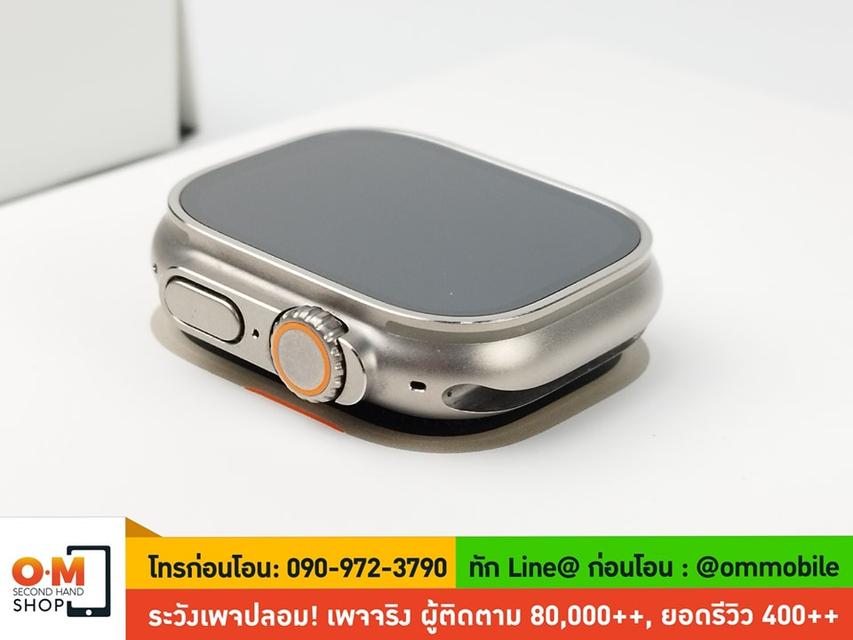 ขาย/แลก Apple Watch Ultra 2 / Titanium Case Blue/Black Trail Loop (M/L) ศูนย์ไทย ประกันศูนย์ สภาพสวยมาก สุขภาพแบต 100% แท้ ครบกล่อง เพียง 24,900 บาท  2