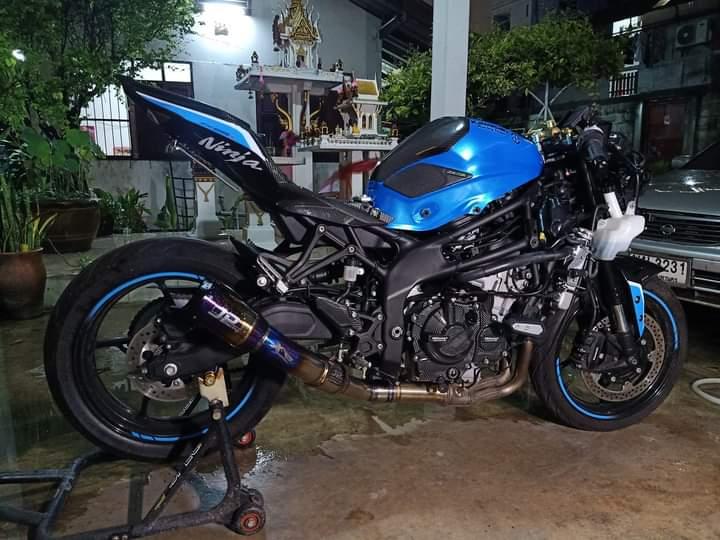 Kawasaki ninjaH2R สีน้ำเงินน