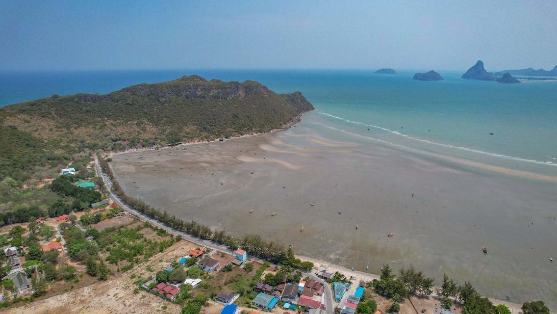 ขายที่ดินติดทะเลประจวบฯ หน้ากว้าง 24 ม. 384 ตร.ว. 35 ล้าน โฉนดครุฑแดง เหมาะทำพูลวิลล่า/คาเฟ่ ใกล้ตลาด/รพ. ซื้อคู่ลดได้ รับ Co-agent 15