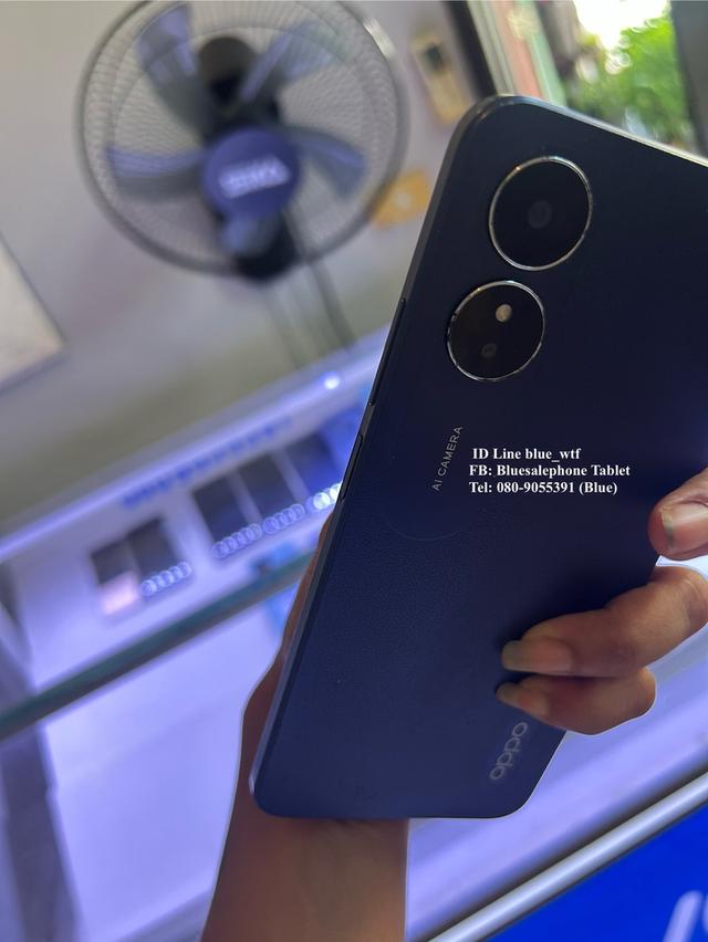 OPPO A17 จอ6.56นิ้ว Rom64Ram4 ขยายแรมได้ Android12โหลดได้ทุกแอพ ใช้งานปกติ ได้ทุกซิม สภาพสวย รูปย่อยที่ 3