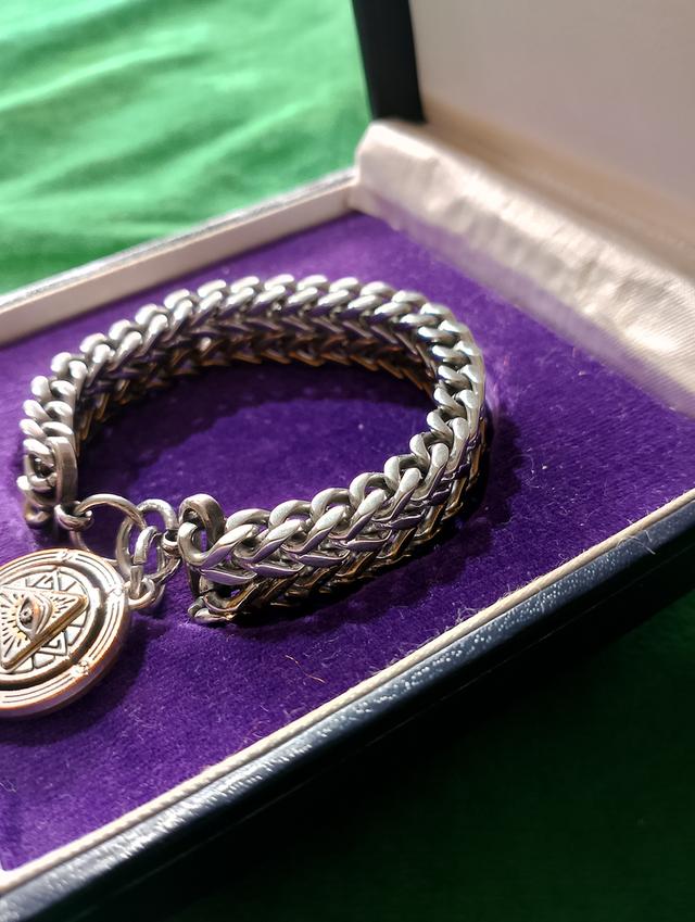 เลสข้อมือสแตนเลสทูโทนสองสี