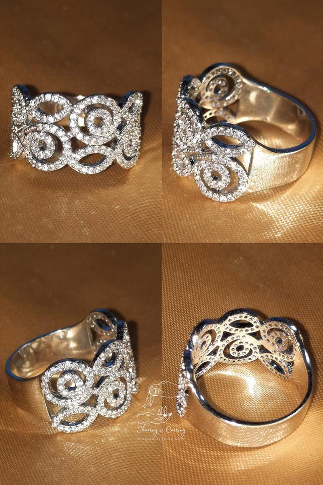 Fancy CZ A+++ Diamond ring ฿1,390.- 5