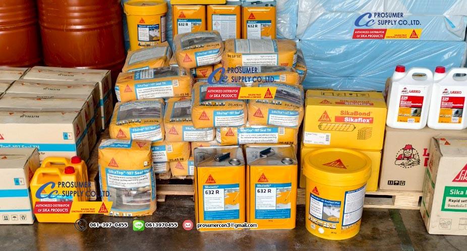 ขายส่งSikalastic 632R กันซึมหลังคา ประเภทโพลียูรีเทน แบบส่วนผสมเดียว แห้งตัวไว