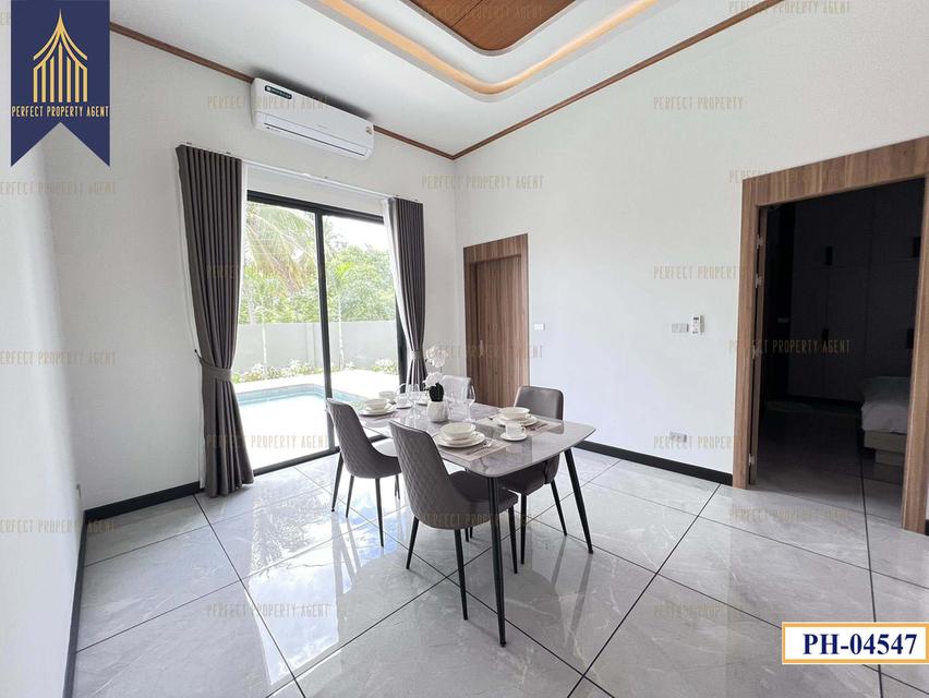 ขายบ้านเดี่ยวสร้างใหม่ 120 วา พูลวิลล่า พัทยา ใกล้อ่างเก็บน้ำมาบประชัน ทำเลดี เงียบสงบ 4