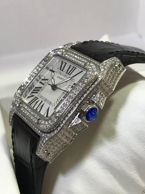 Cartier Santos 100 Medium Diamond 2