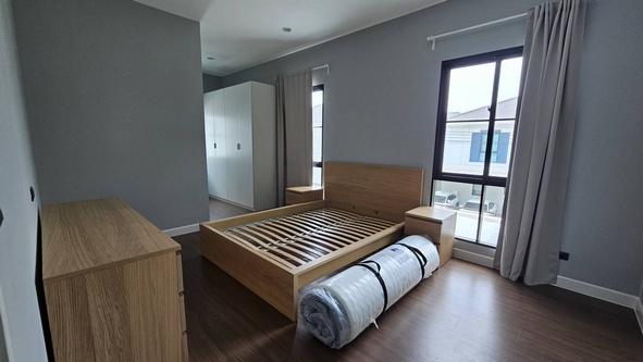 บ้านเดี่ยวให้เช่า เศรษฐศิริ ดอนเมือง ขนาด 60 ตรว 4 นอน ใกล้ รร. นานาชาติฮาร์โรว์ ตรงข้ามสนามบินดอนเมืองและรถไฟฟ้าสายสีแด 6