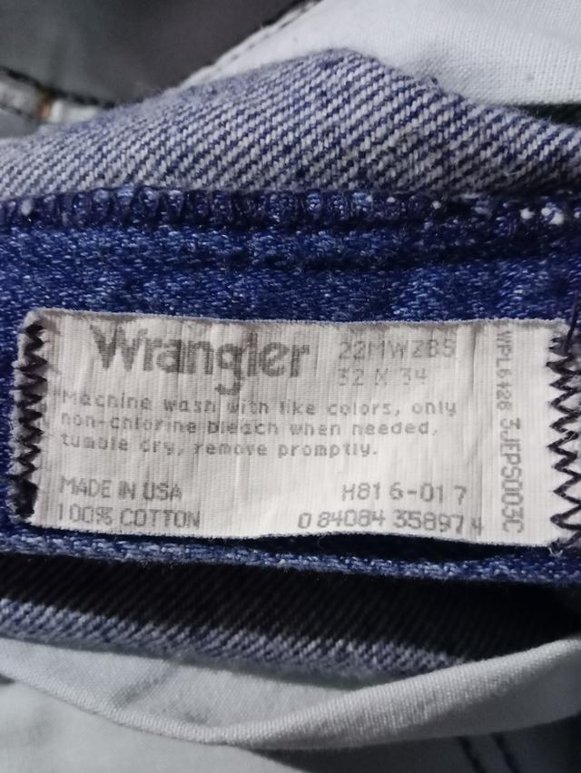 กางเกงยีนส์ wrangler made in USA  3