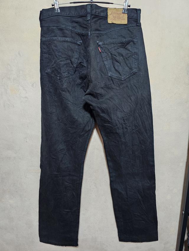 Levi's 501 super blackผลิตกันยายนปี 1998 ป้ายกระดาษ ใหม่มากเอว 32"ยาว 42"เป้า 12"ขา 8"3,500 บาท ส่งฟรีทั่วประเทศ รูปที่ 3