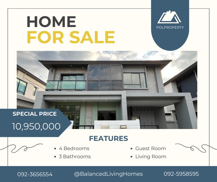 🏡 ขายบ้านเดี่ยว 2 ชั้น บางกอก บูเลอวาร์ด พระราม 5 บ้านใหม่ไม่เคยเข้าอยู่ ตกแต่งเฟอร์บิ้วอินเรียบร้อยแล้ว 10