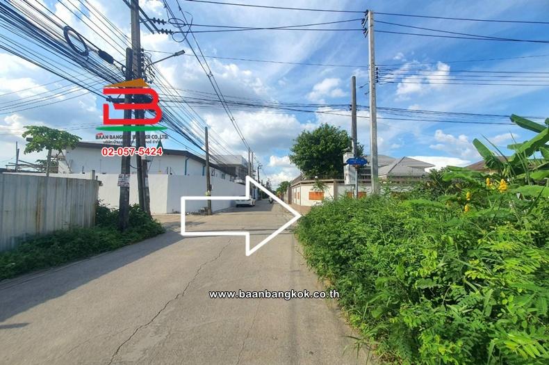 ที่ดินเปล่า เนื้อที่ 107 ตร.ว.ซอยรามอินทรา 65 แยก 2-6 ใกล้เพลินนารี่มอลล์ ถนนรามอินทรา แขวงท่าแร้ง เขตบางเขน 4