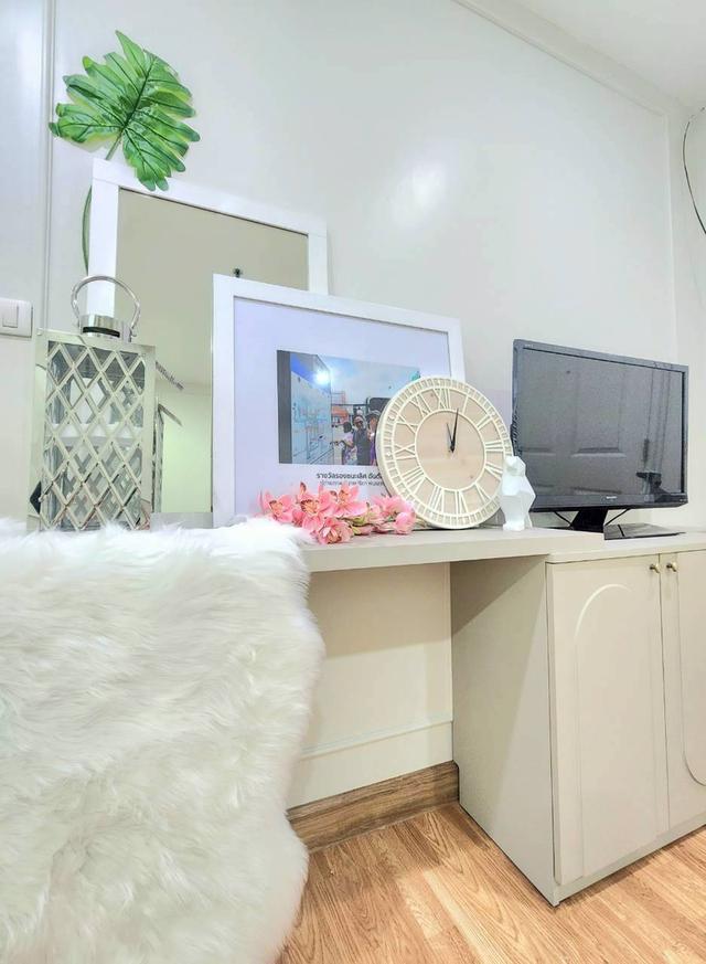 คอนโดแต่งใหม่ สไตล์สวย ใกล้ BTS วงเวียนใหญ่ พร้อมอยู่ เฟอร์ครบ เครื่องใช้ไฟฟ้าครบ แอร์ 2 ตัว ฟรีค่าโอน 4